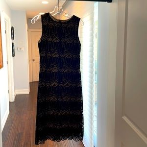 Black lace dress